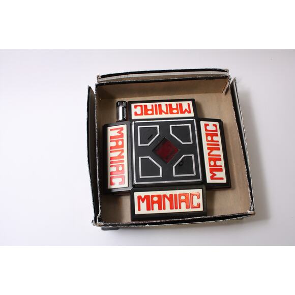 Maniac, Electronic Game, Ideal, 1980s Board Game, Vintage, Family Night, Game Ni - Picture 2 of 3